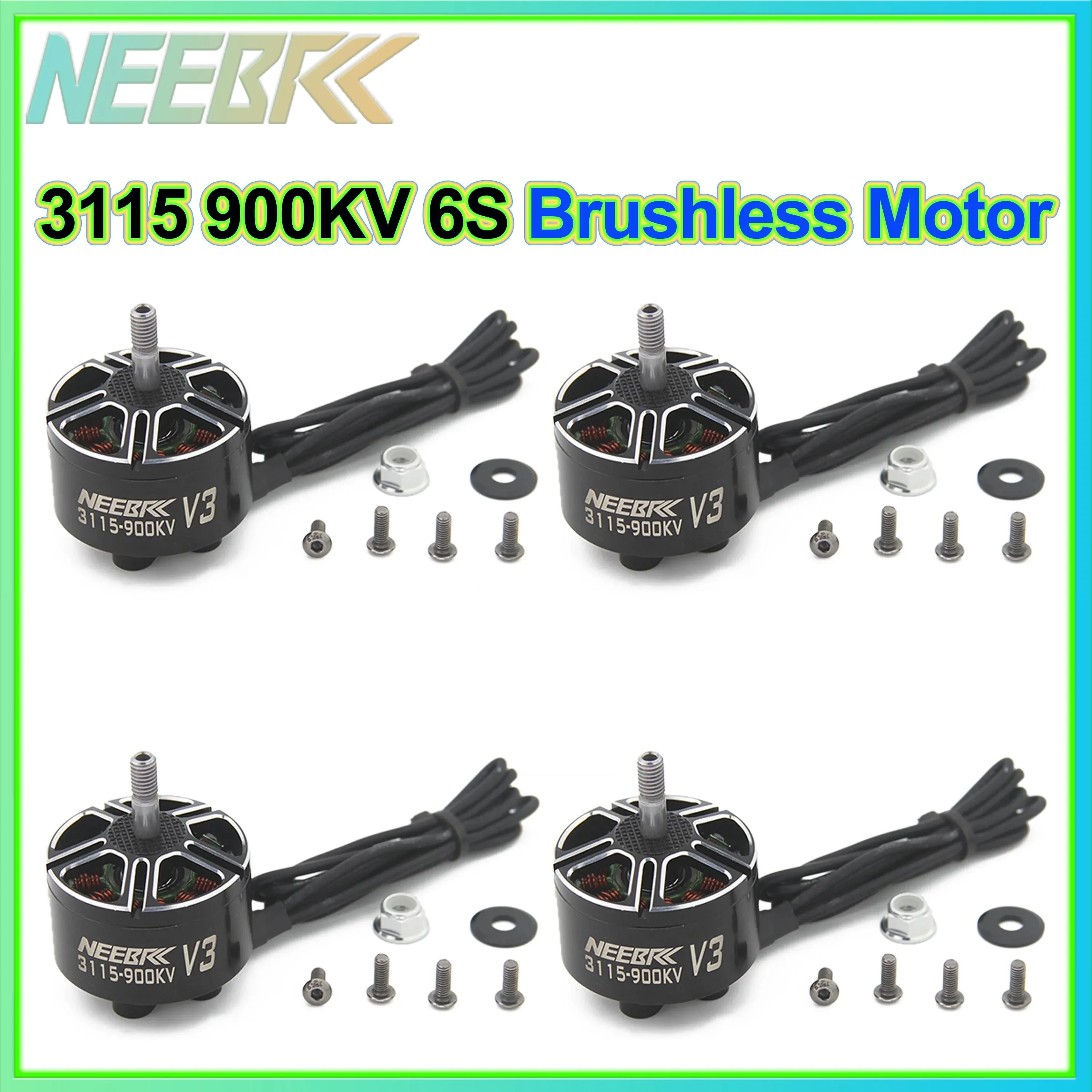 Picture 3: 1/2/4PCS 3115 900KV 3-6S Brushless Motor for RC Quadcopter Multirotor X-Class FPV Mark4 APEX 9inch 10inch XL10 Drone Frame DIY
