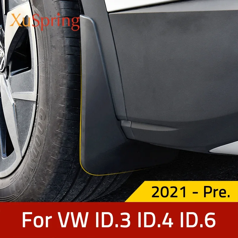 Car Mudflaps Splash Guards Front For VW ID.3 ID.4 ID.6 ID3 ID4 ID6 X 2021 2022 2023 2024 Rear Mudguards Fenders Accessories