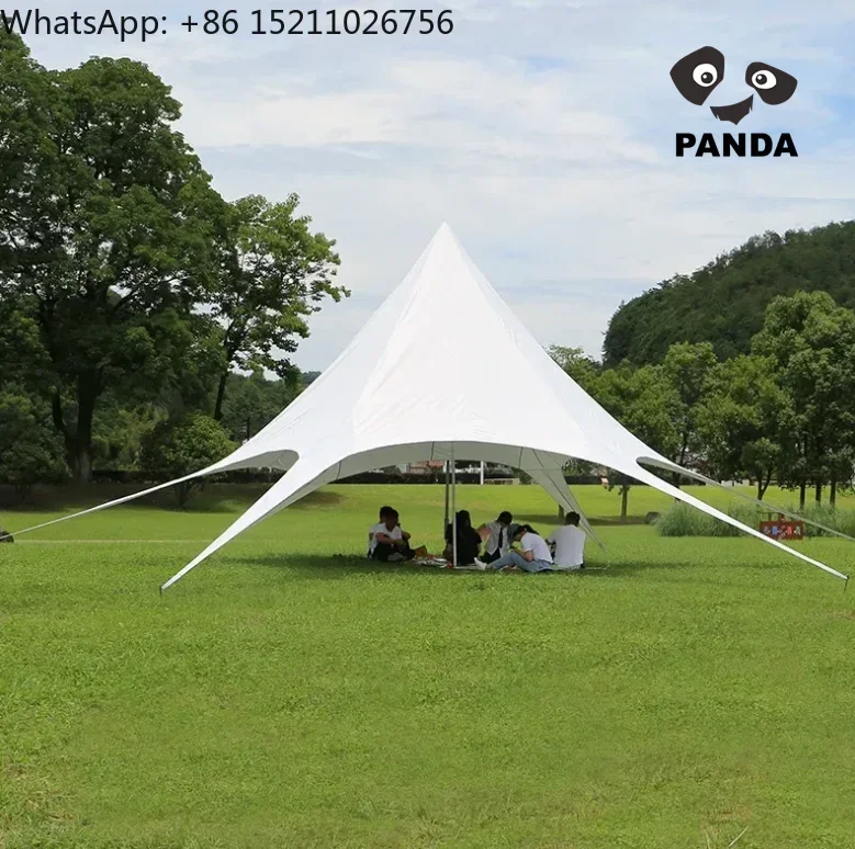 Outdoor Beach Tent Sun Shelter Camping Shades Skyscreen One-Piece Sunshade Canopy Tents Portable Sunscreen Fishing Tent