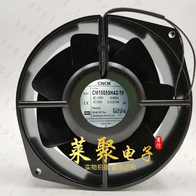 D  FOR CNCM CM15055HA2-TP 17055 AC230V 37/33W 0.25/0.20A High Airflow Cooling Fan