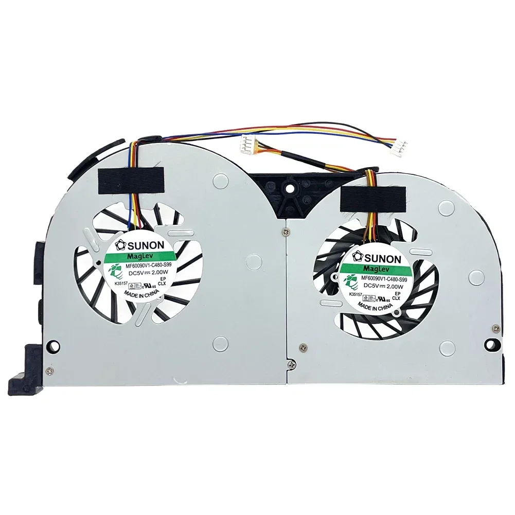 Ventilador de Substituição para Laptop Lenovo Touch Y50 Y50-70 Y50-70A Y50-70AM Y50-70AS Y50-80 Série, Ventilador de Resfriamento de CPU 4-Pinos 4-Fios