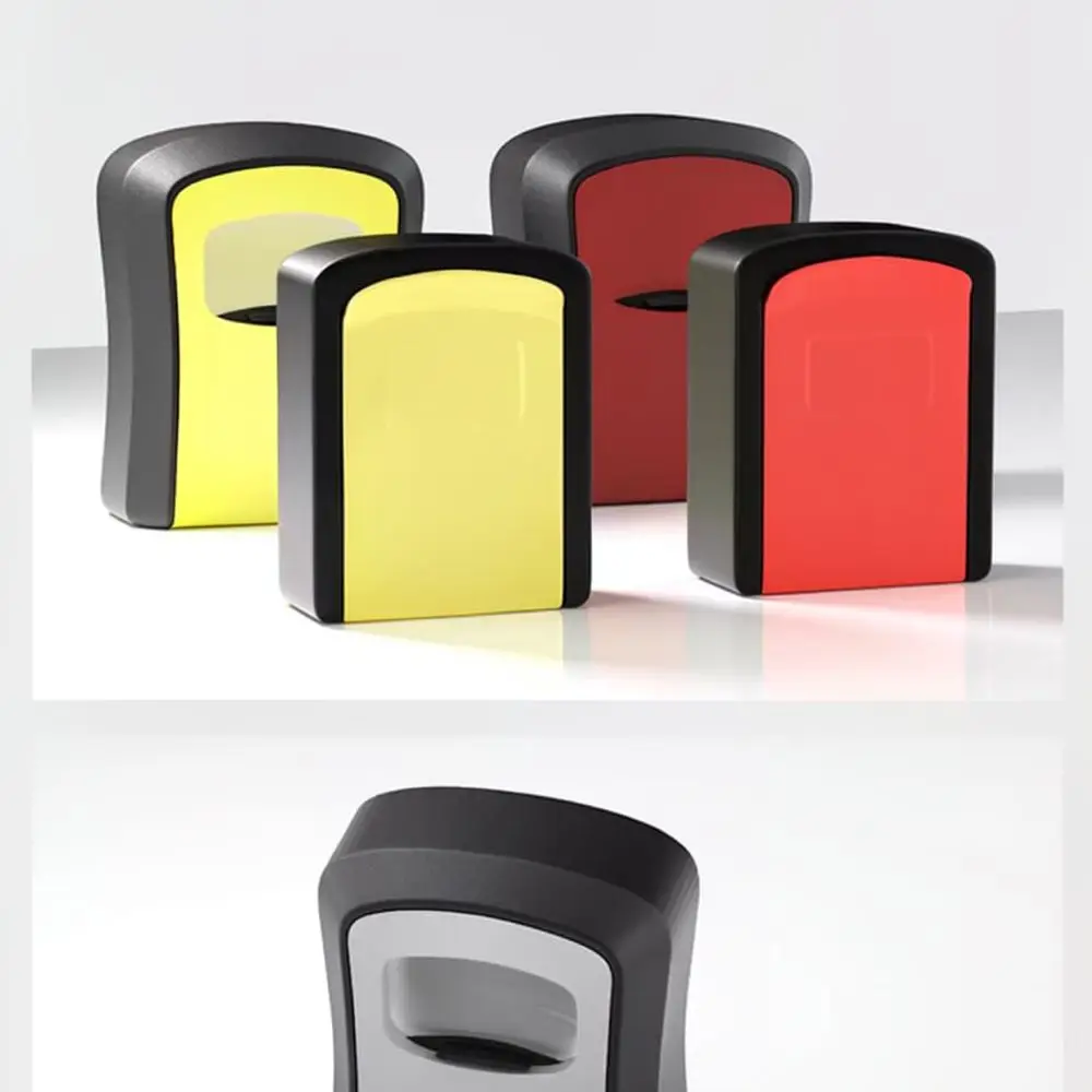 Durable Plastic Key Safe Box For Door Peephole Mount Security Password Organizer No Drilling Required Home Tool