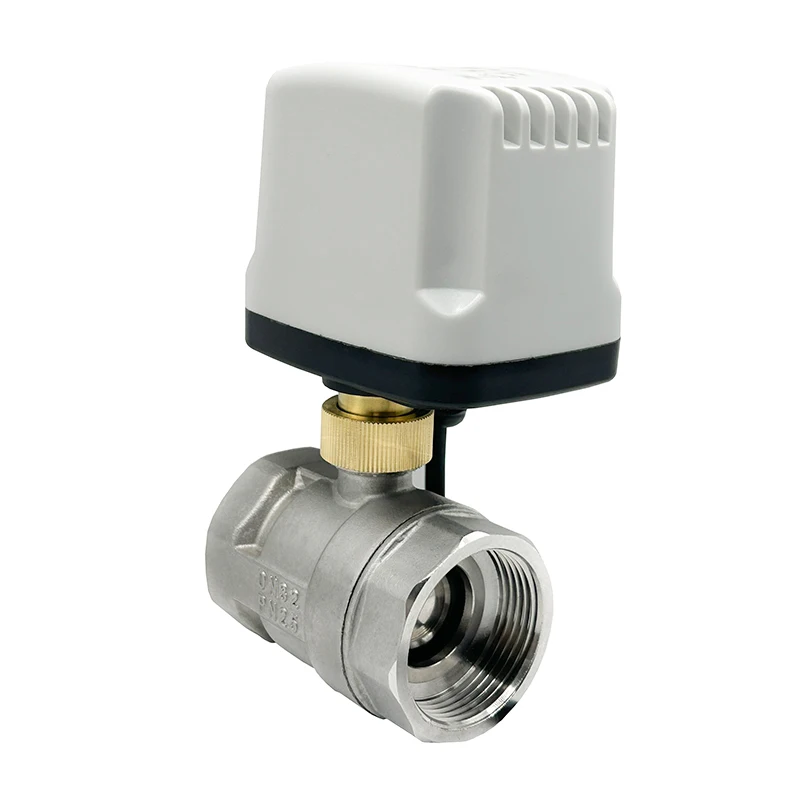 Detalle 4 de Electroválvula DN15 DN20 DN25 DN50 2 Way IP65 Waterproof Motorized Ball Valve 12V 24V 220V 3-Wire 2 Control Stainless Steel Electric Ba Neumática