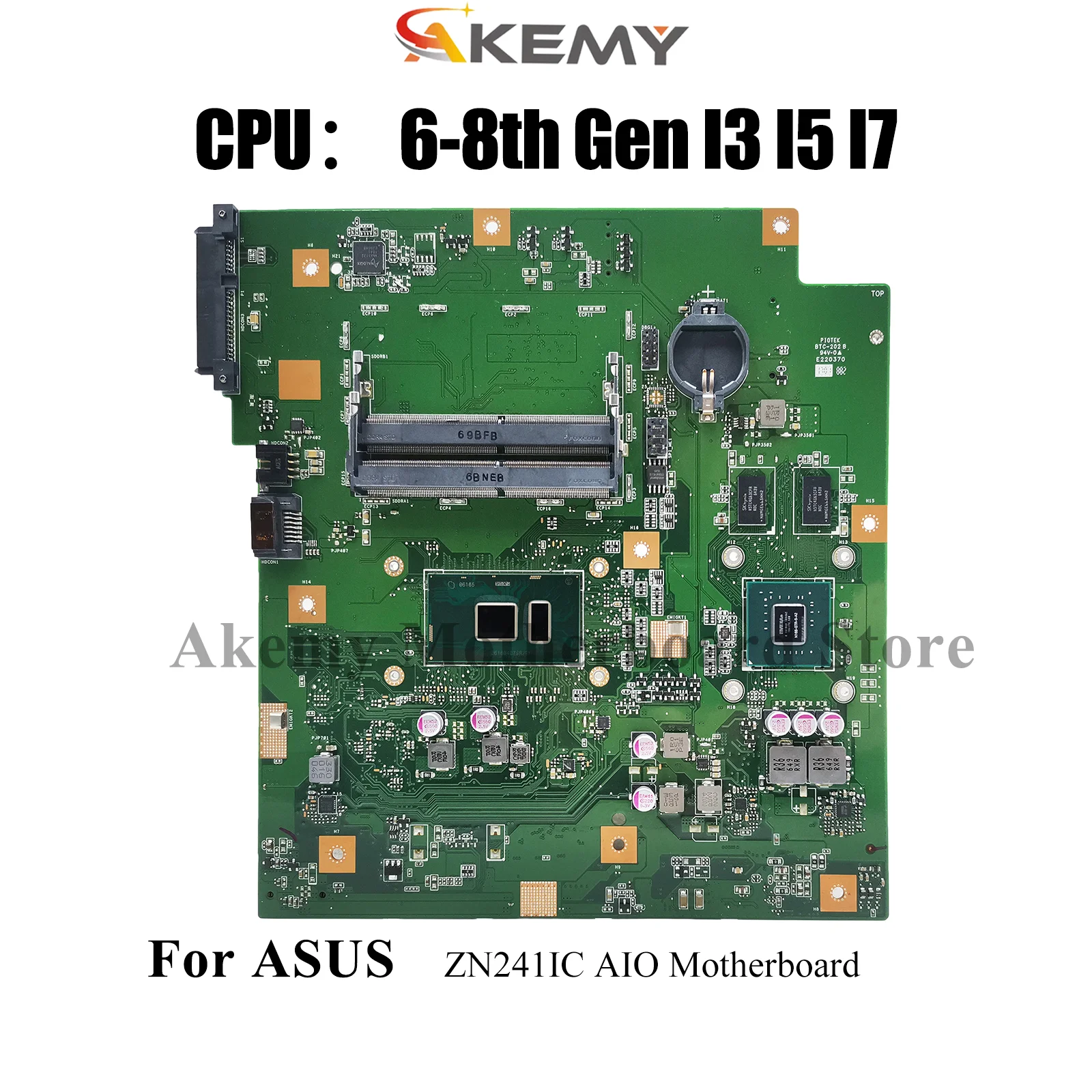 

Материнская плата ZN241IC для ASUS Zen AIO ZN241I ZN241IC, материнская плата с процессором I3 I5 I7, 100% тестирование, ОК, быстрая доставка stk