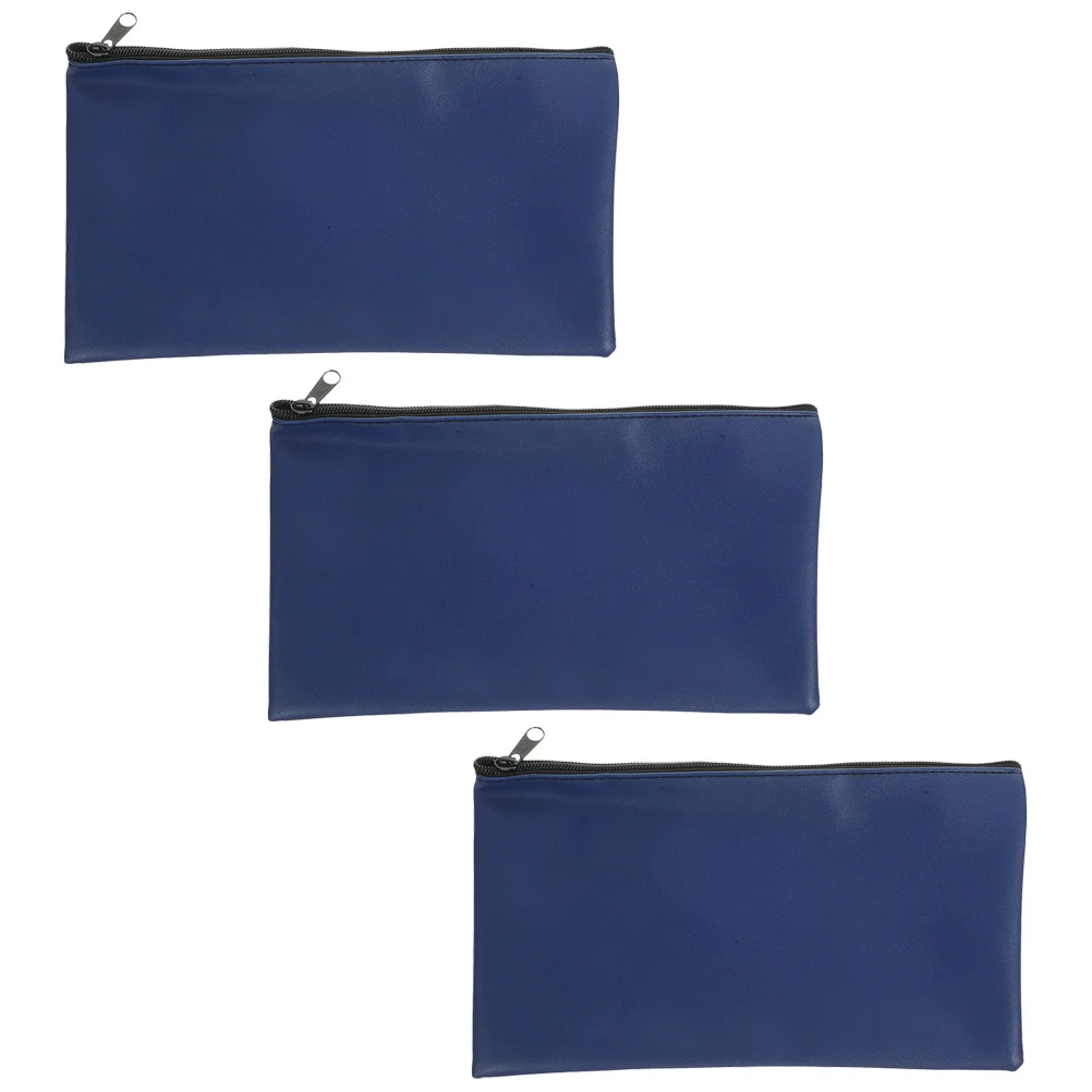 

3 шт., сумки для купюр, держатели для билетов на молнии, многофункциональный органайзер для наличных, большие вместительные чехлы для чеков для путешествий, работы, школы