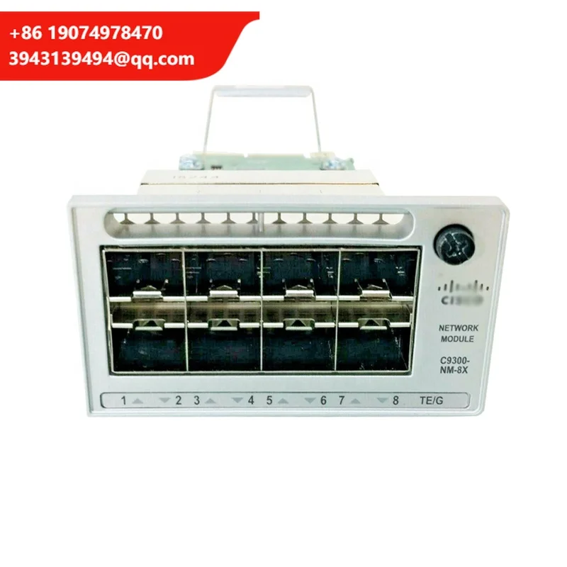 

Новый оригинальный сетевой модуль C9300-NM-8X 8 x 10GE для сетевого коммутатора 9300