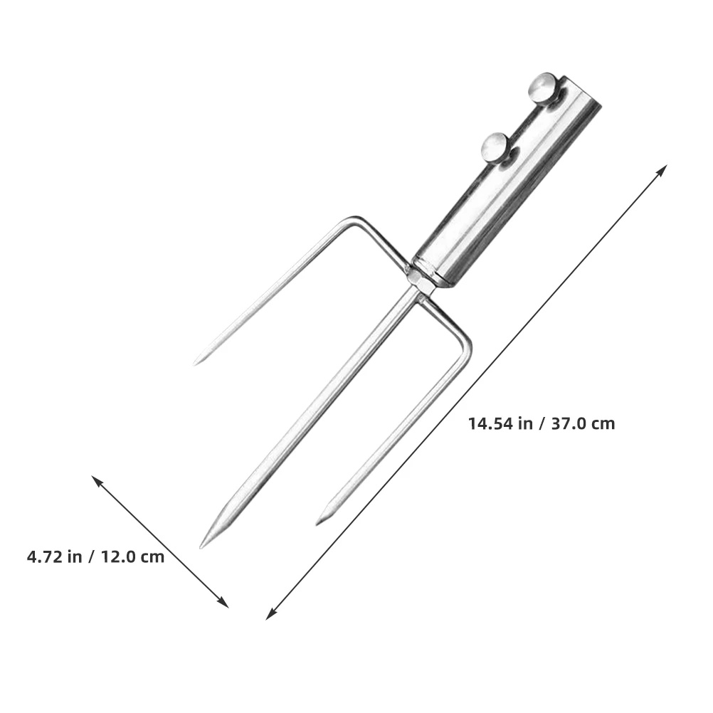 Umbrella Holder Beach Umbrellas Sand Anchor Fishing Stand Base Thicken Stainless Steel Wind Resistant Three Legged Design