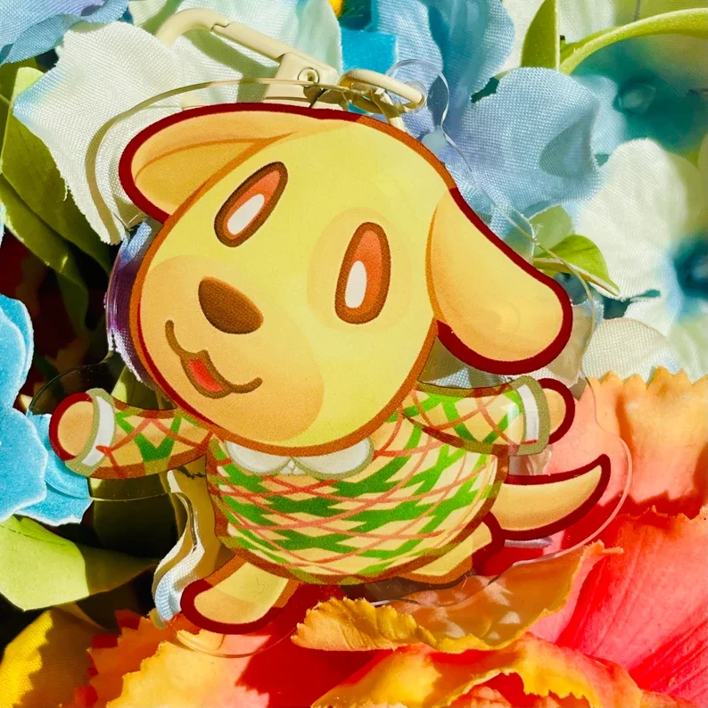 Cute Forest Animal Villager Acrylic Keychains