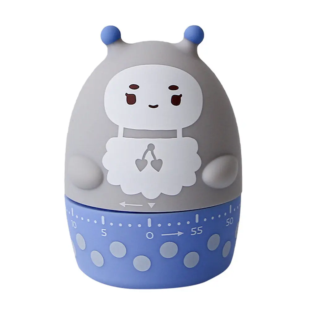 Kitchen Cooking Timer Cartoon Design Mechanical Count Down Timer for Home Baking Frying Eggs Study Planning and Daily Habit