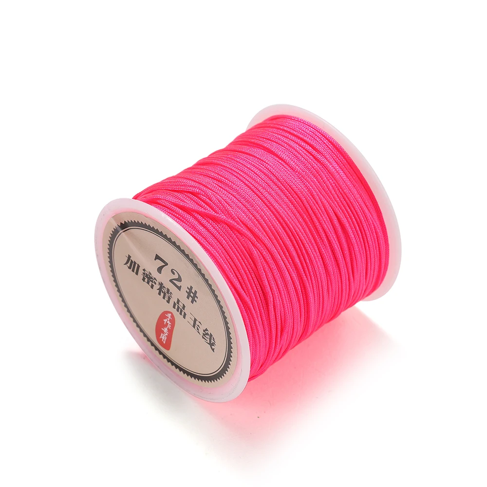 10/50M 0,8mm Nylon Faden Schnur Makramee Seil Armband Geflochtene Schnur Für DIY Quasten Perlen Schnur schmuck Machen Zubehör