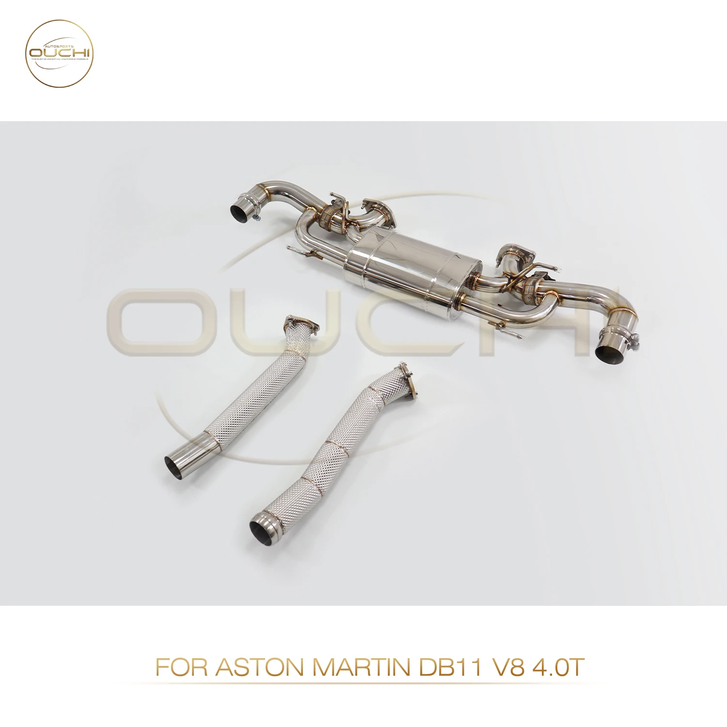 OUCHI Stainless Steel Exhaust System Performance Catback for Aston Martin DB11 V8 4.0T Valve Muffler