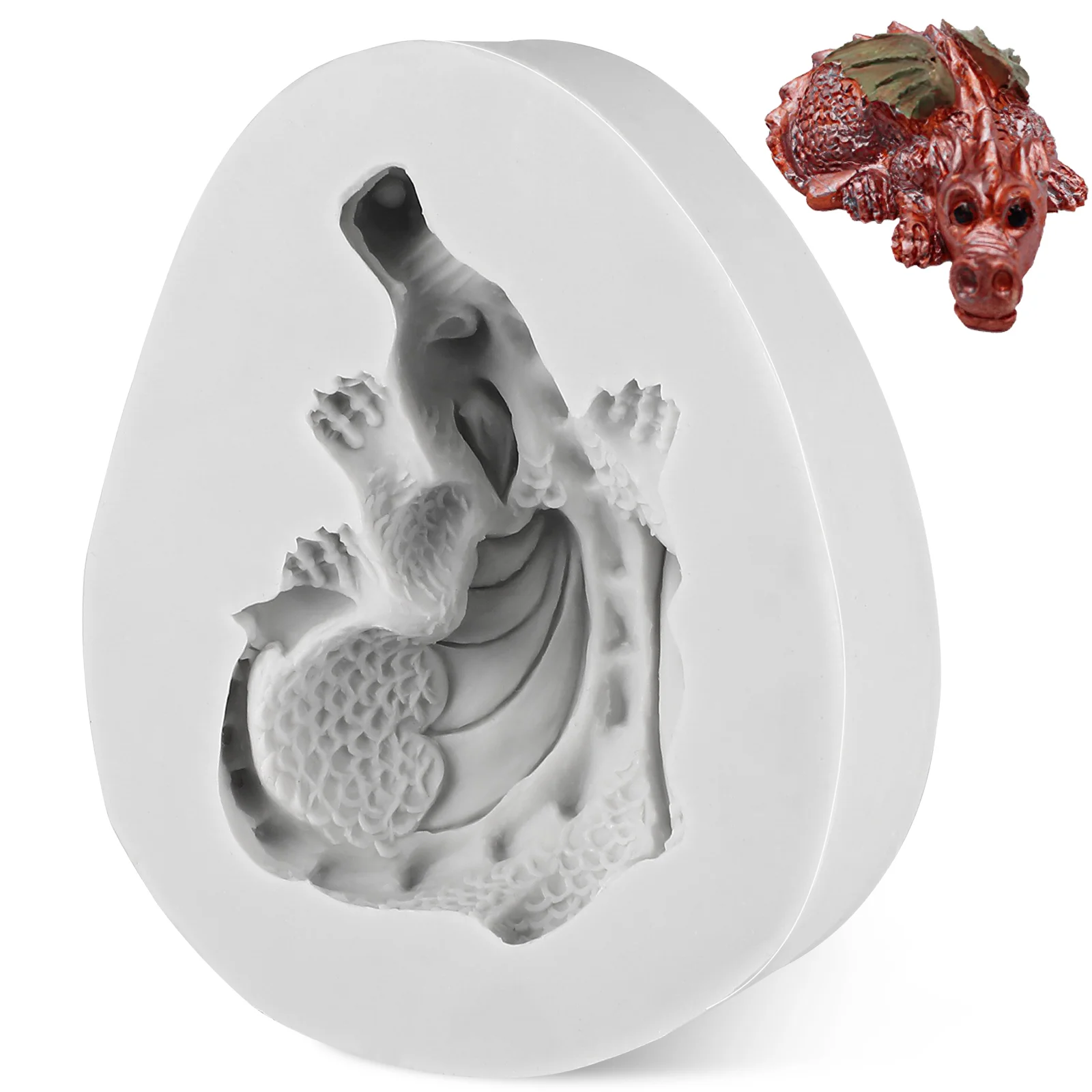 Easter Dinosaur Mold Interesting Silicone Mold Fondant Cake Chocolate Mould Creative Baking Tool cake molds