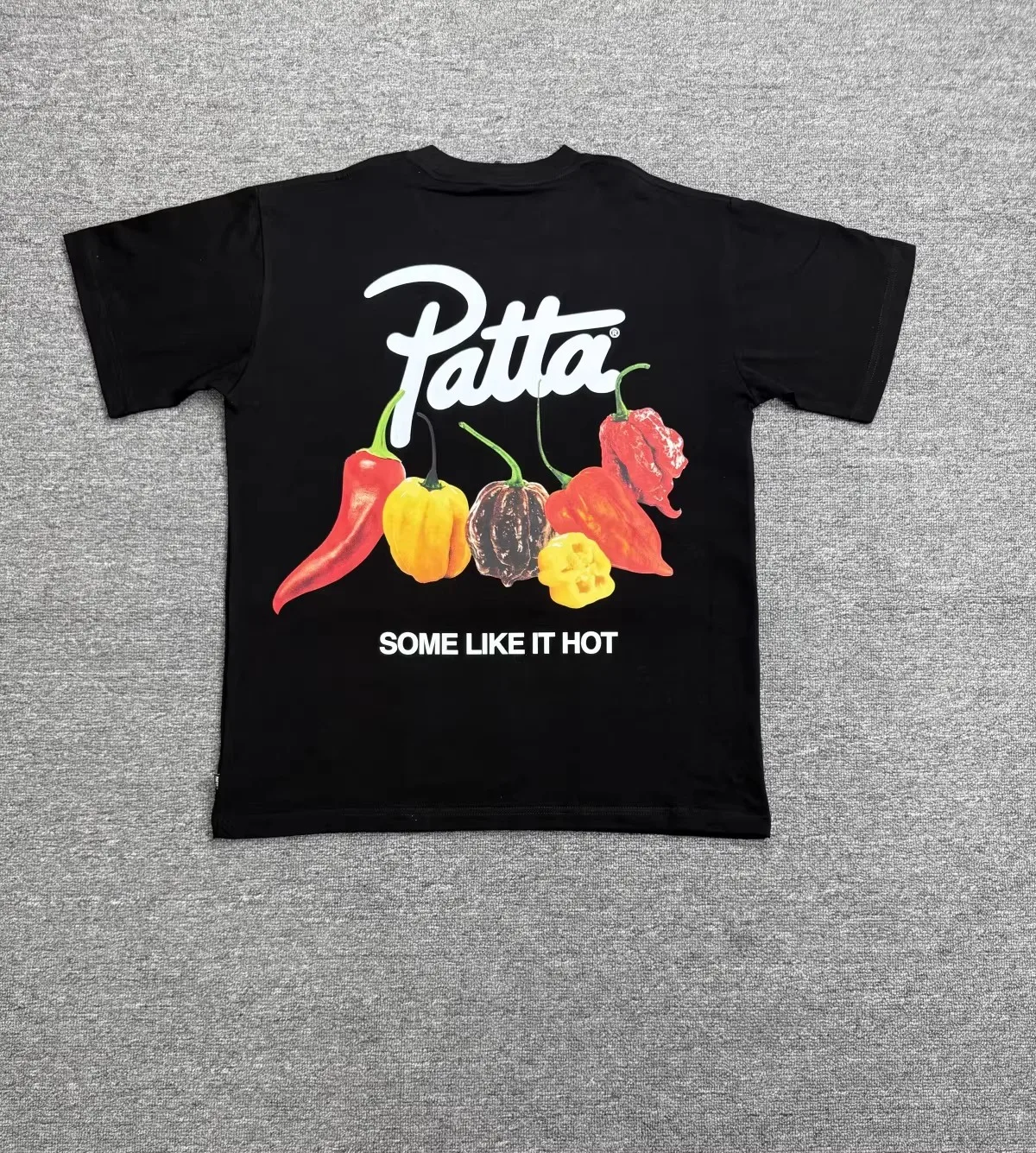 2026 PATTA Chili printed short sleeved design pure cotton loose round neck T-shirt TX1604