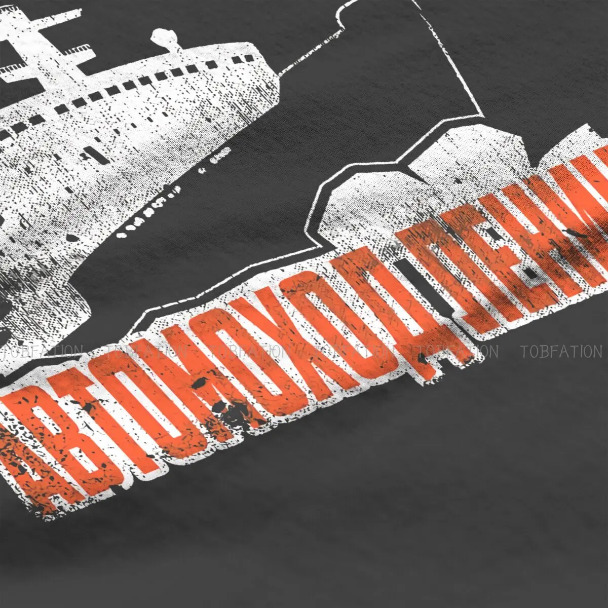 Russian USSR CCCP Original TShirts Soviet Icebreaker Vintage War Ship Retro Distinctive Homme T Shirt Funny Tops Size S-6XL