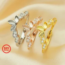 Keepsake Mother Milk Resin Marquise Bezel Ring Settings,Stackable Solid 925 Sterling Silver Ring,2x3.5MM Marquise Bezel 1294664