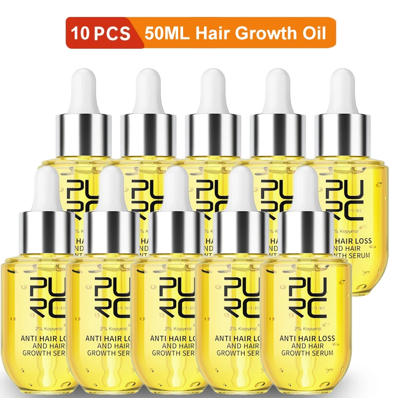 

PURC Hair Growth Products for Men Women Ginger Biotin Hair Loss Treatment Fast Regrowth Oil Set Hair Care