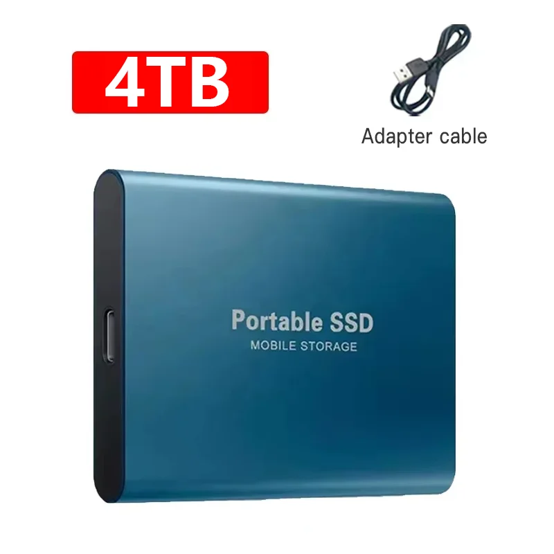 Large Capacity 16TB External Hard Drive 2TB/4TB Solid-state Drive USB3.1 High-speed Transmission Device For Laptop/MAC/Phone