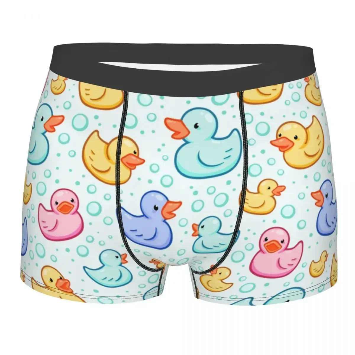 Rubber Ducks Underwear Male Sexy Print Custom Boxer Briefs Shorts Panties Soft Underpants