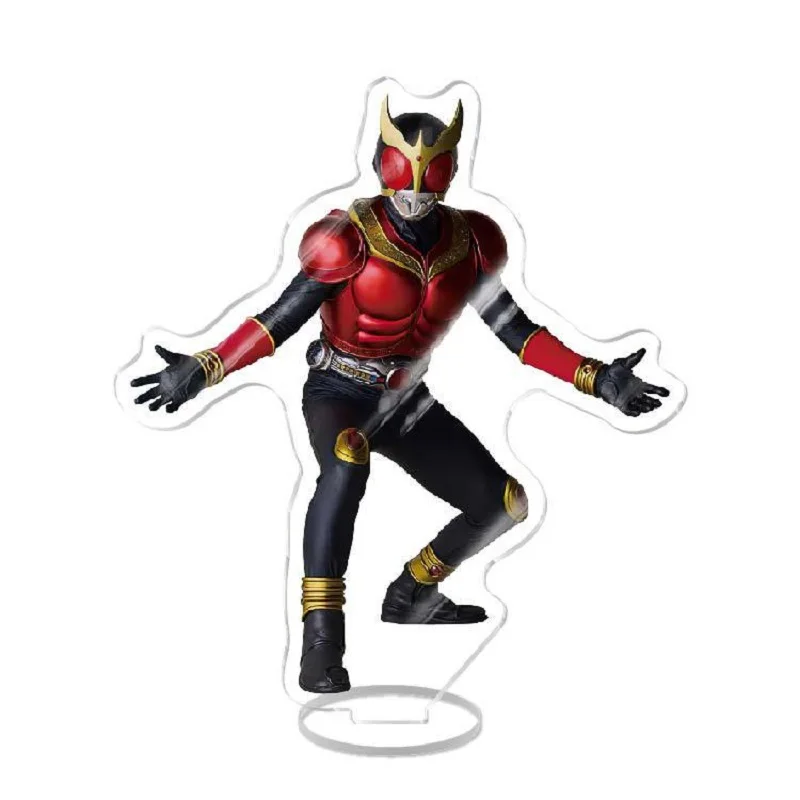 Masked Rider Anime Figure Kamen Rider Decade Build Ryuki Acrylic Stand Model Plate Collection Ornament Room Decor Cos Accesorios