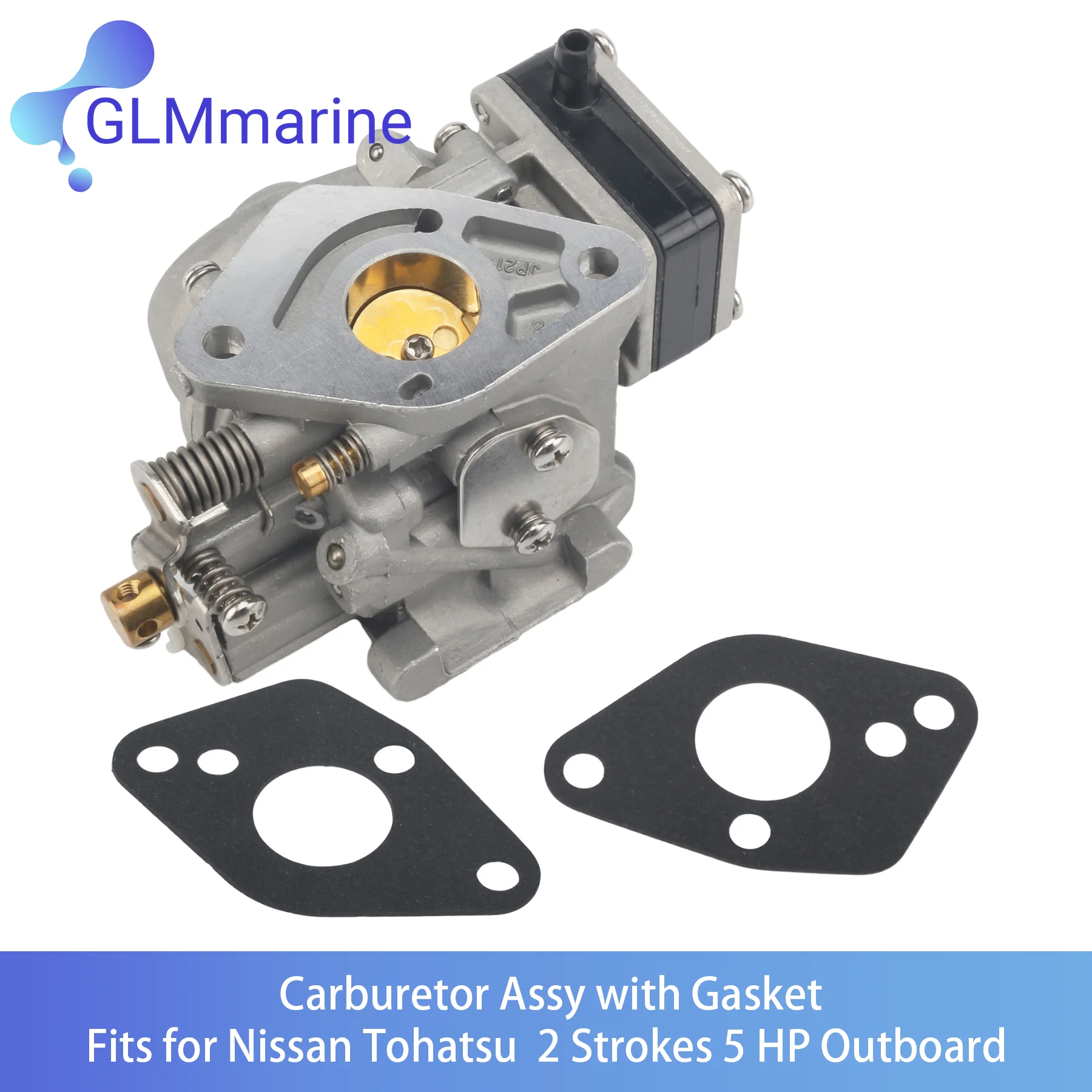 

369-03200 Carburetor Assy with Gasket 369-02011-1 for Tohatsu Nissan 2 Stroke 5HP 5B NS5A NS5B M5 Outboard Engine 369-03200-0