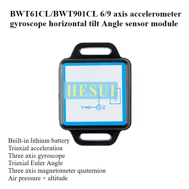 BWT61CL / BWT901CL Bluetooth 6/9 axis accelerometer gyroscope horizontal inclination sensor Attitude Sensor Module Modbus