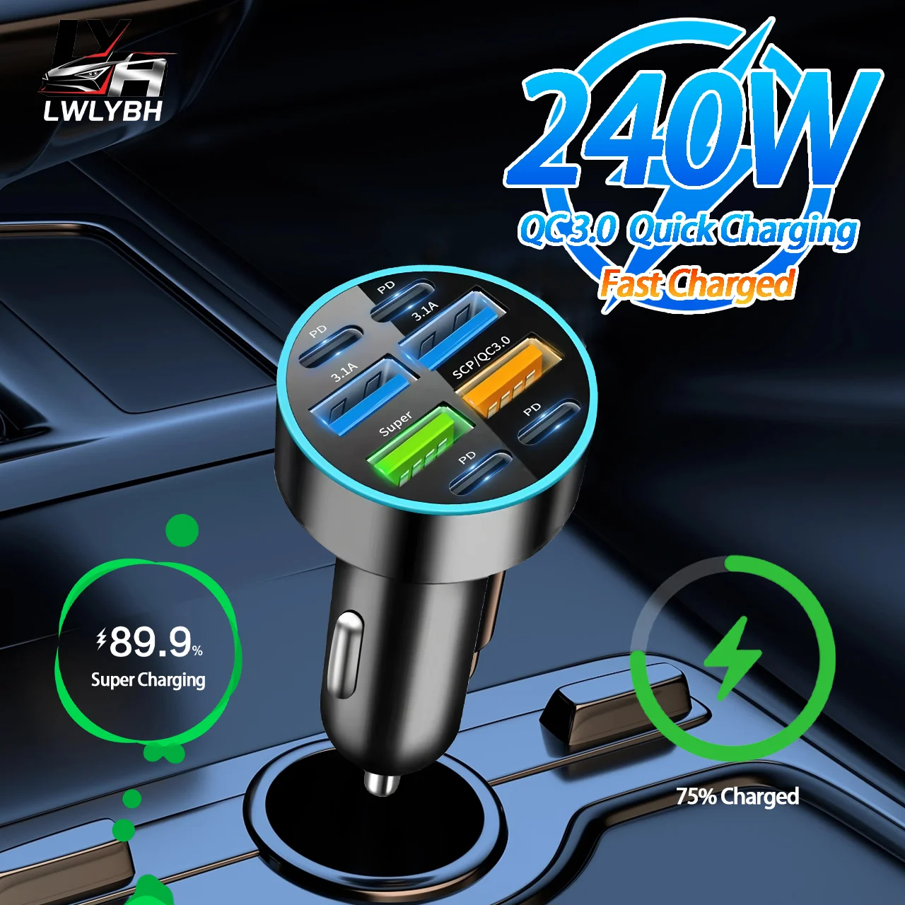 yZ[zԍUSB Type-C[d ԍڋ}[dA_v^[ QC3.0 gѓdb}[d iPhone Samsung Xiaomi 12V 24V PD|[gΉ