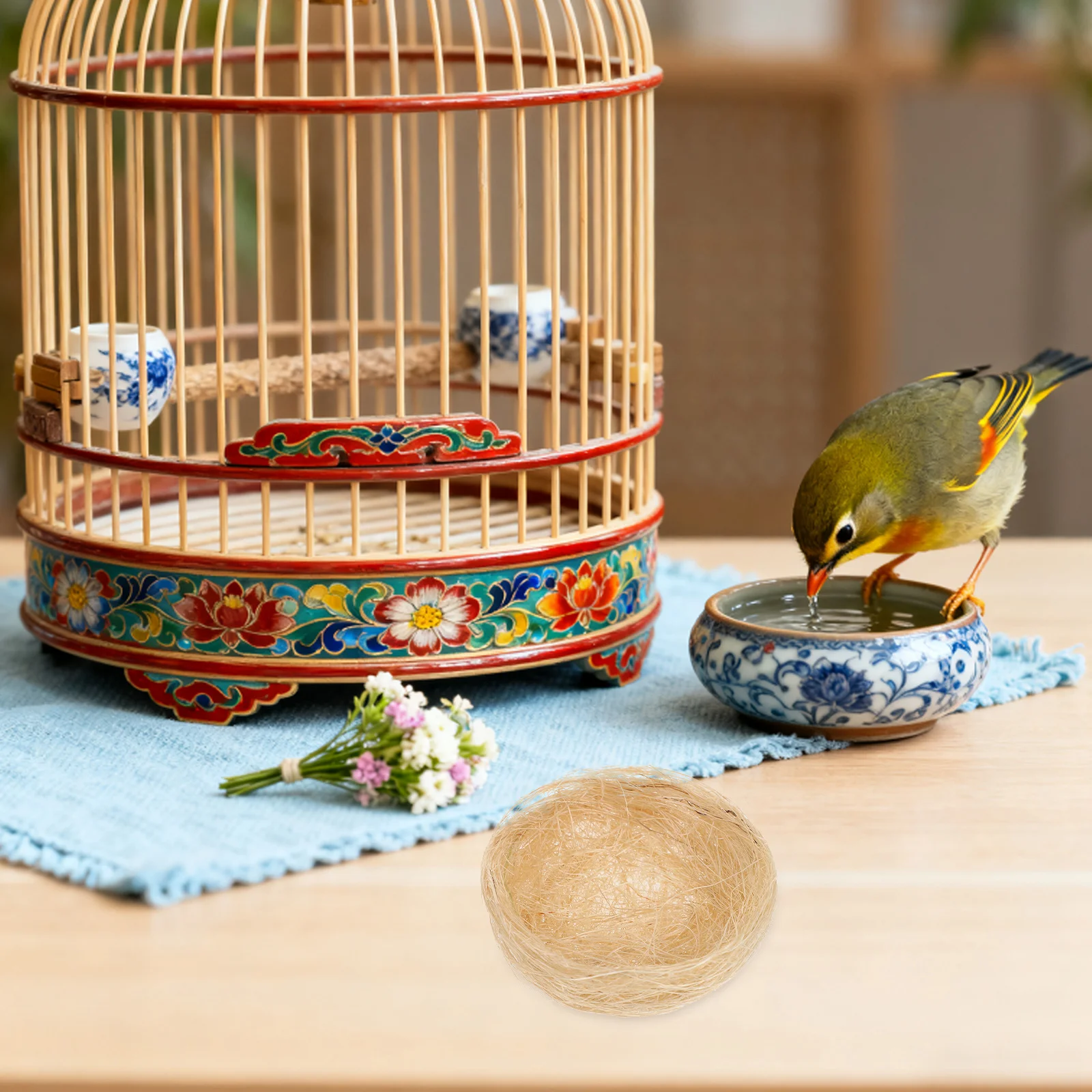 

10Pcs Simulation Bird Nest Rustic Artificial Bird Nest Perfect Garden Decoration Party Easter Craft Ornament for Micro Landscape