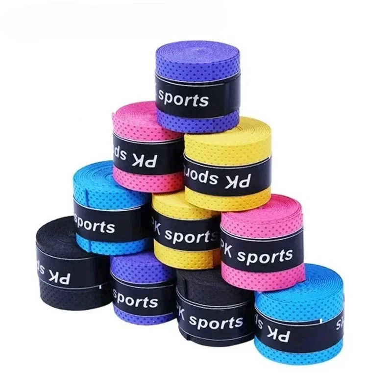 1/2pcs Fishing Rod Racket Handle Wrapping Belt Absorbing Sweat Belt Anti-Slip Tape Badminton Tennis Racket Grip Sports Accessory