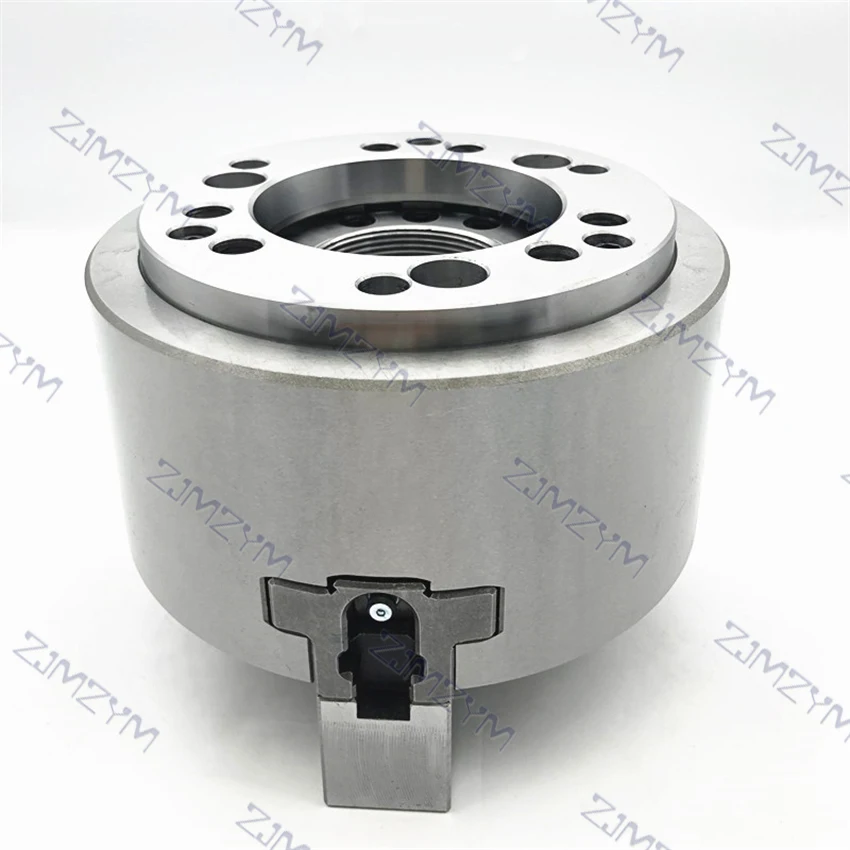 Imagem -02 - Hidráulica Chuck Chuck Chuck Três-maxila da Pressão do Óleo Hidráulico Oco Chuck para Cnc Torno Mecânico Sb204 Sb-205 Sb-206 Sb-208