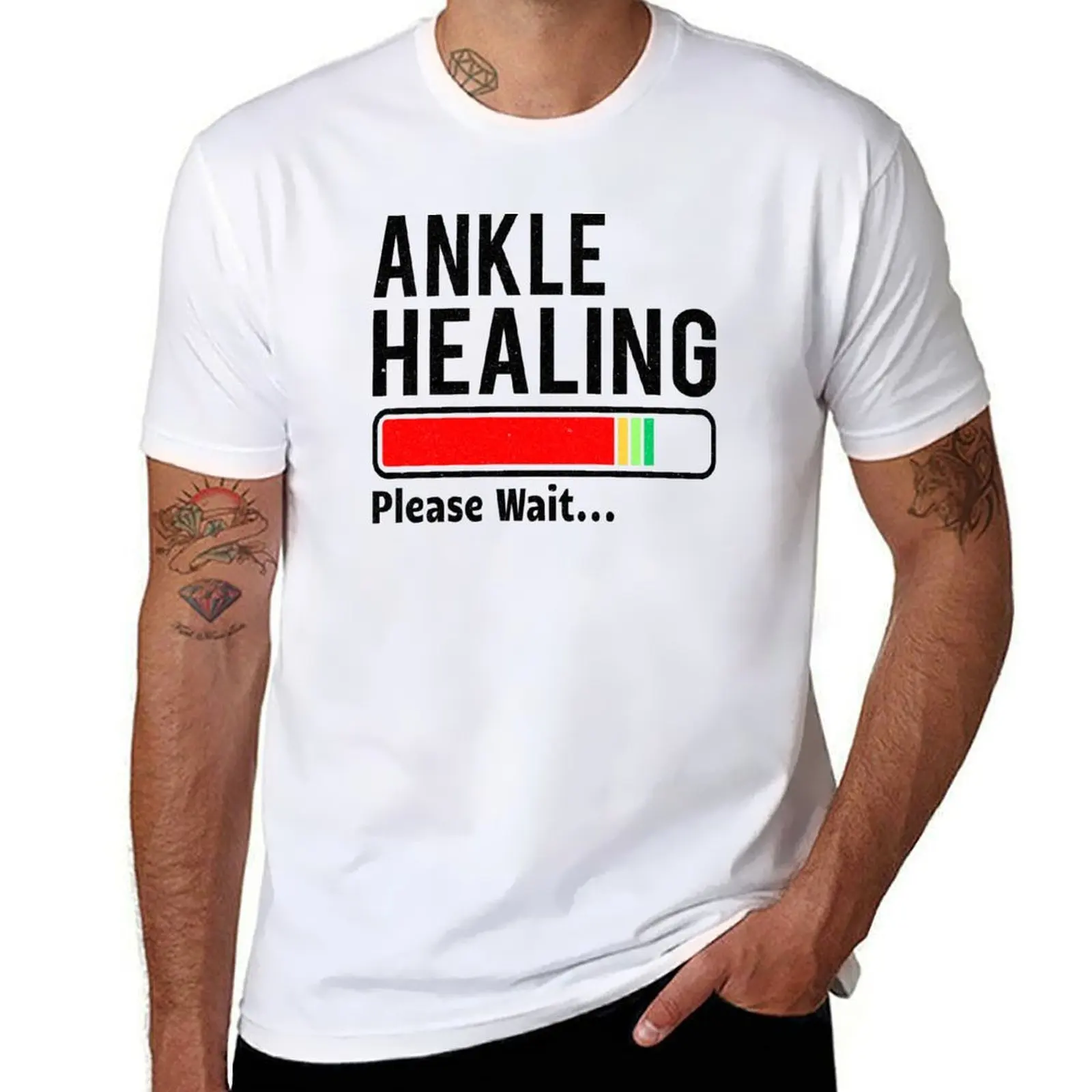 

BROKEN ANKLE / ANKLE SURGERY: Ankle Healing T-Shirt t shirts cotton 100% t shirts designer T-Shirt