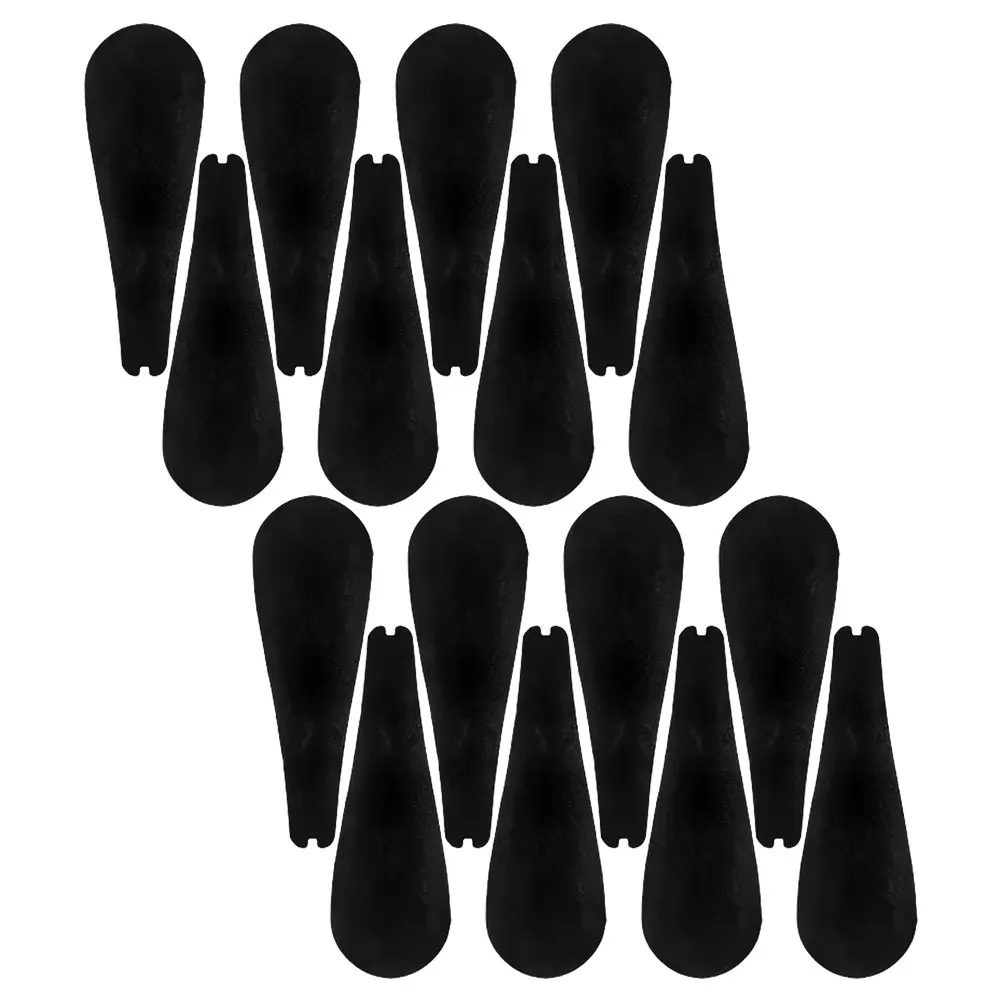 

16pcs Hanger Shoulder Rest Thickened Widened Nonslip Clothes Accessories Coat Support Shoulder Pad Forms Flocking Garment Home