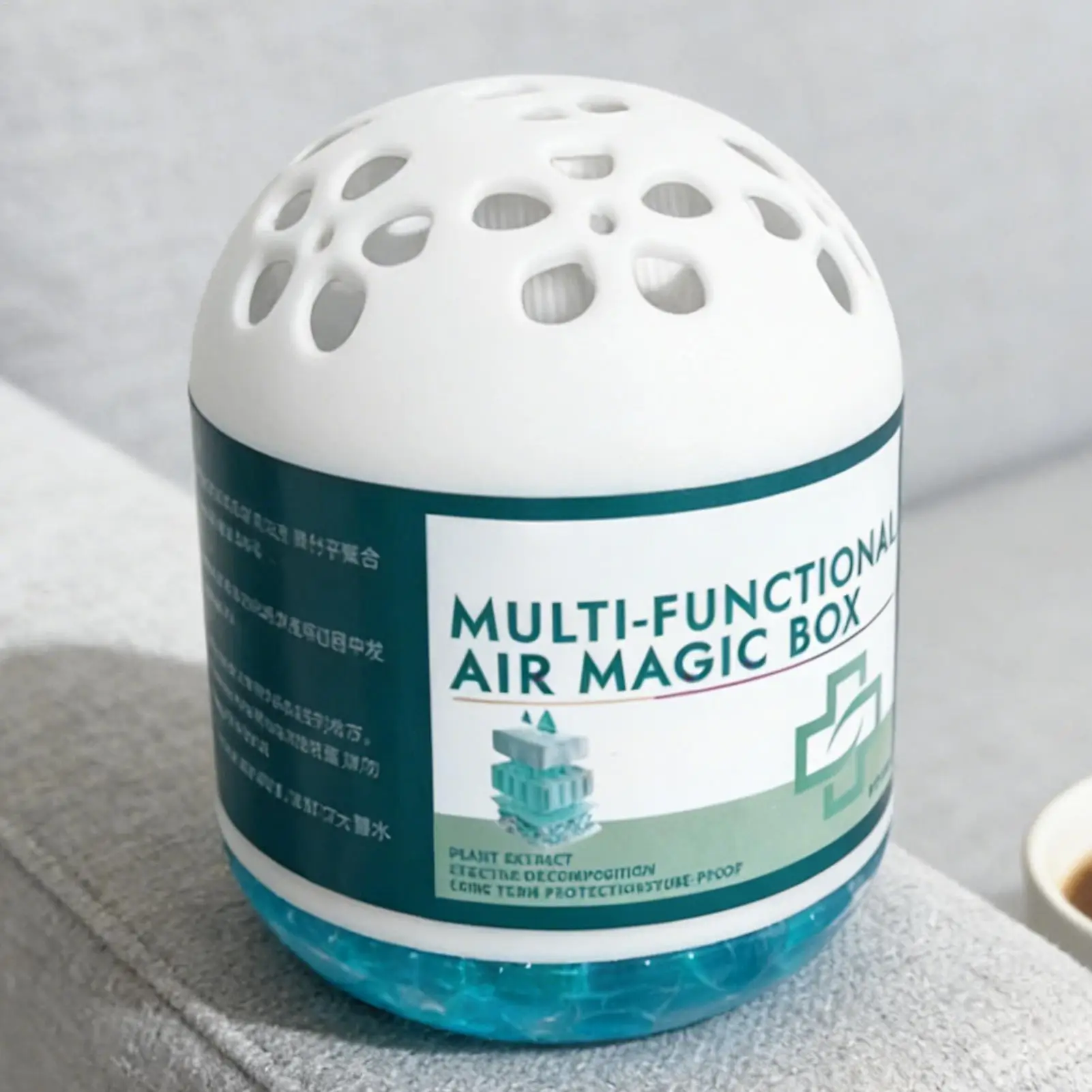 Air Purifier Box 120g Indoor Air Purifier And Dust Collector Long-Lasting Automatic Odor Control Dust Collection Box For Closet