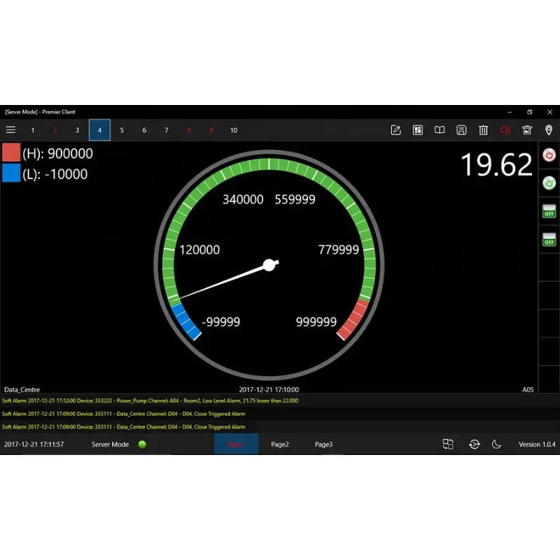 4G SMS Alarm Control ing Oven Humidity And Temperature  Strain Gauge Data Logger