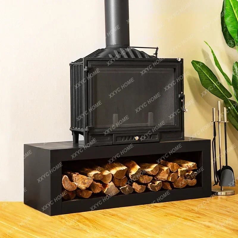 Fireplace Core Real Fire Household Double Burning Firewood Heating Modern Cast Iron Embedded