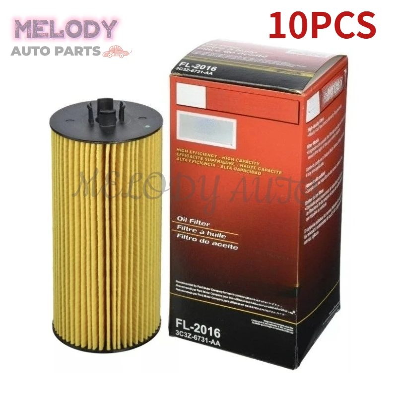 

10PCS FL2016 3C3Z6731AA 3C3Z-6731-AA Oil Filter For Ford F250 F350 F450 Super Duty Excursion