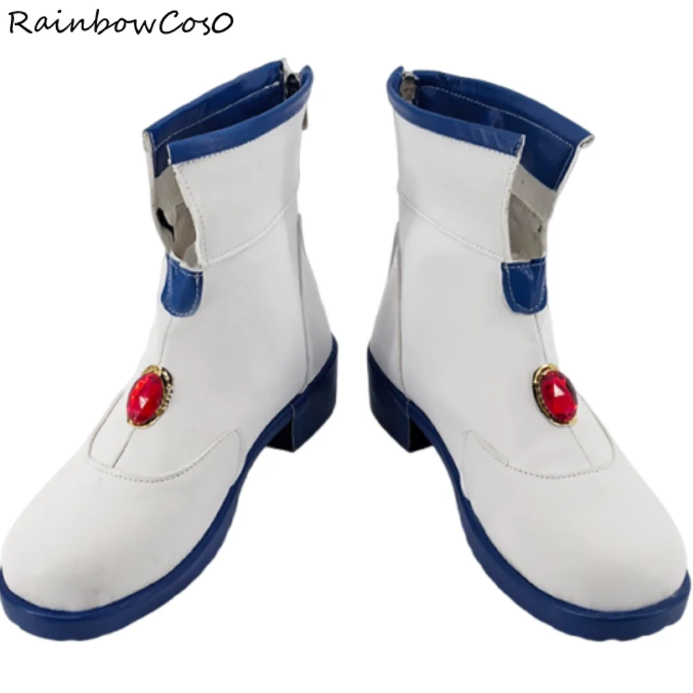 Takamachi Nanoha 마법 소녀 리리컬 나노하 코스프레 신발 부츠 게임 애니메이션 할로윈 크리스마스 RainbowCos0 W4871