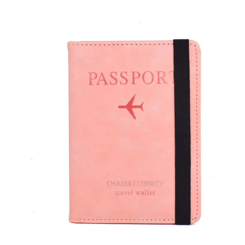

Organizer Case ID Bank Card Wallet Document RFID Blocking Storage Bag Wallet Case Passport Holder Passport Book Passport Cover