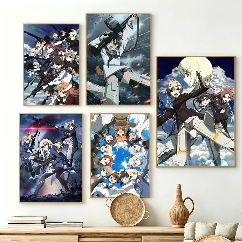Anime Strike Witches Poster Poster HD Printing frameless Fresh natural Style Wall Art Home Decor For Living Room Bedroom Gift
