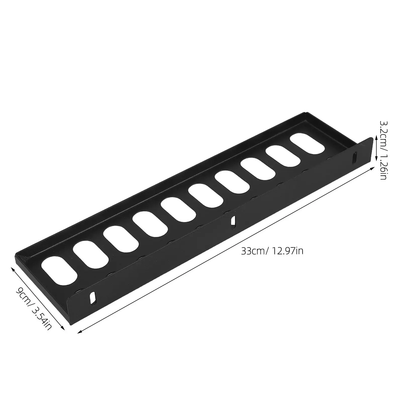 20 Holes Wall Mounted Metal Tool Organizer Rack Heavy Duty Screwdriver Pliers Holder Garage Workshop Multipurpose Space-Saving