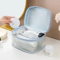 Large-capacity Waterproof Multifunctional Cosmetic Bags Hand-held Square Bags Toiletry Bags Portable Home Travel Storage