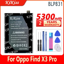 5300mAh KiKiss Battery BLP831 For Oppo Find X3 Pro x3pro CPH2173 PEEM00