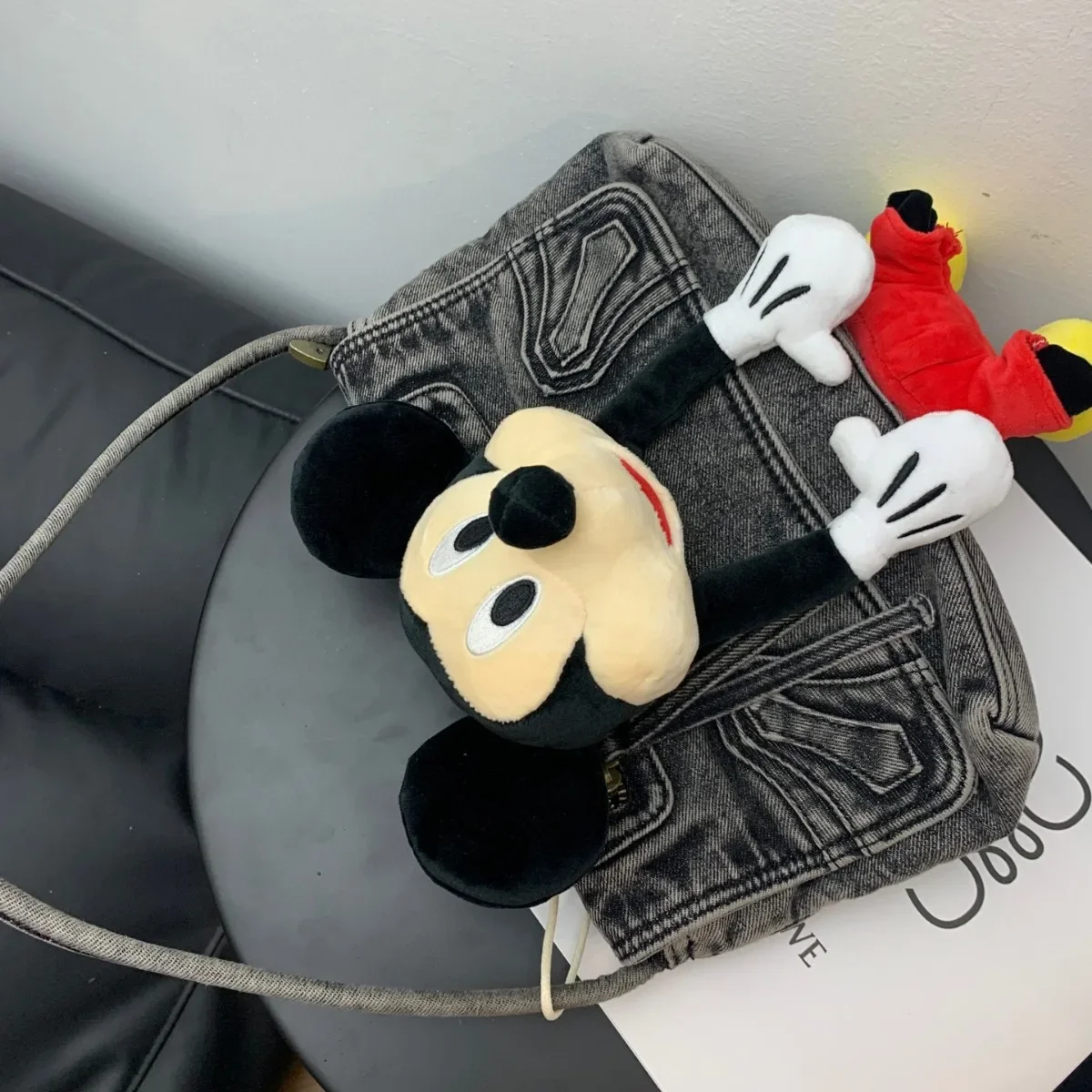 Disney Purses and Handbags Mickey Dolls Shoulder Bag High-capacity Crossbody Bags for Women Cute Cases Korean Fashionable Pouch