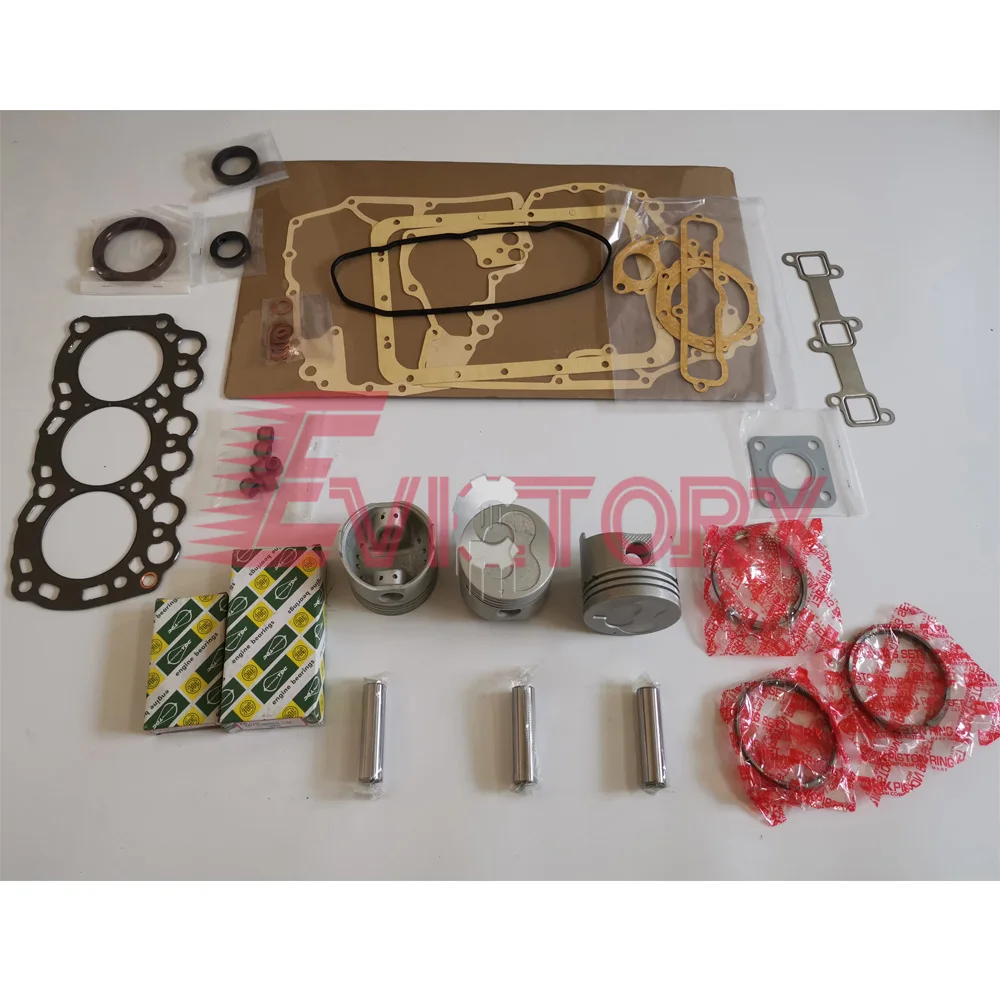 

For MITSUBISHI L3E rebuild overhaul kit piston ring gasket brgs L3E conrod 1pc