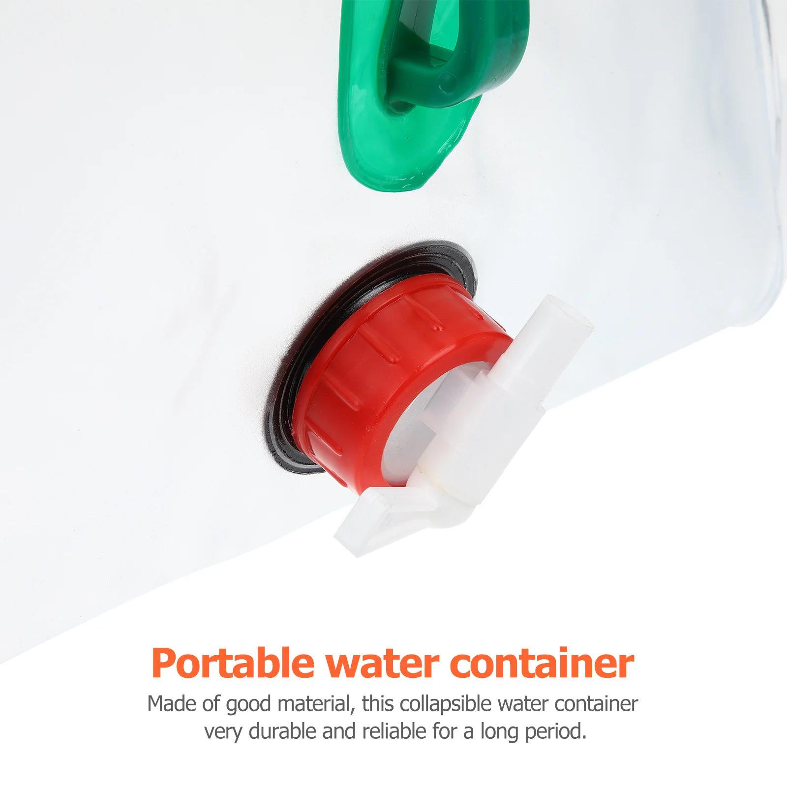 

Portable Container 5L Foldable Camping Water Bag Lightweight Outdoor Water Storage Jug Durable Drinking Pouch For Hiking Travel