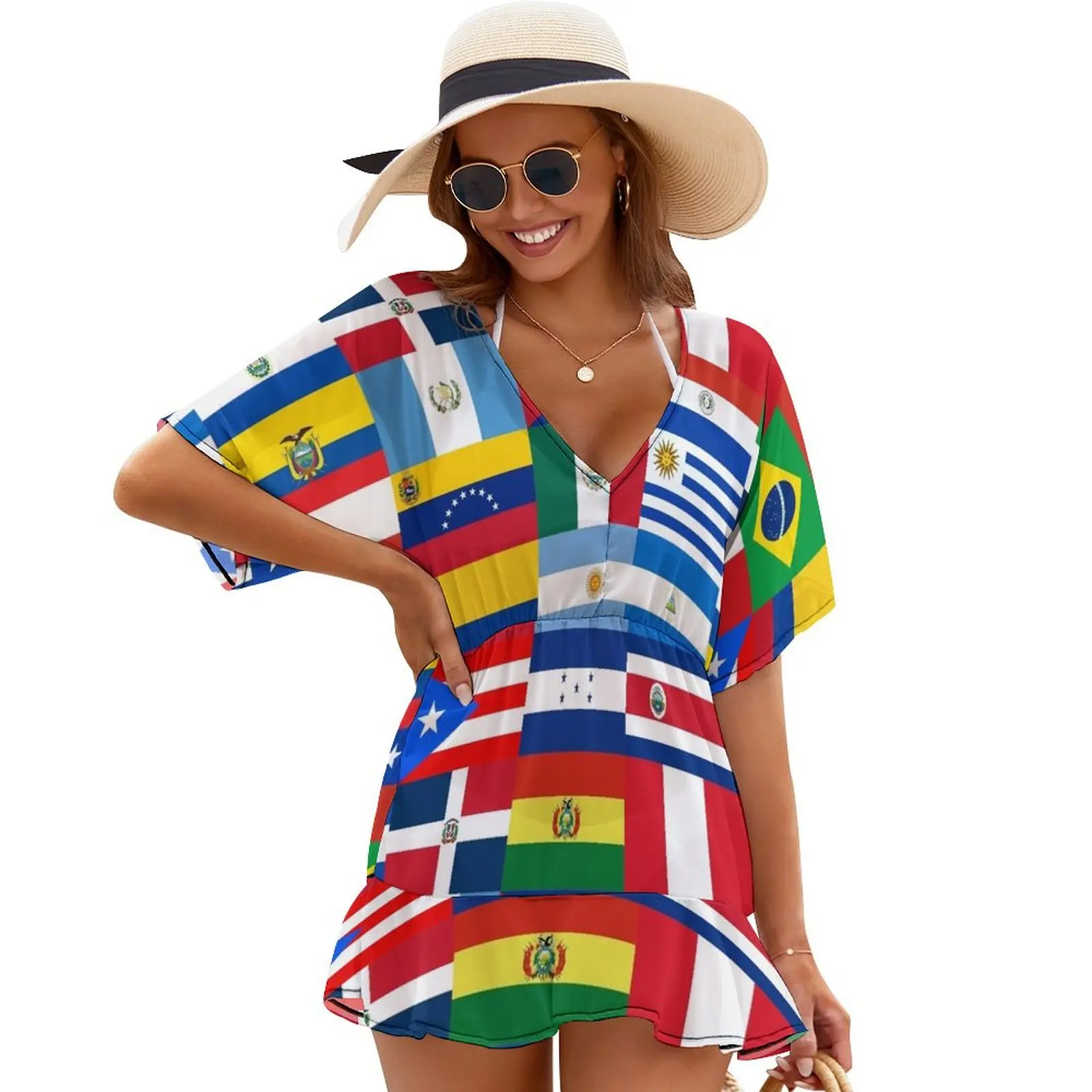 

Flags of Latin America Cover Ups dresses for woman 2024 dresses for prom