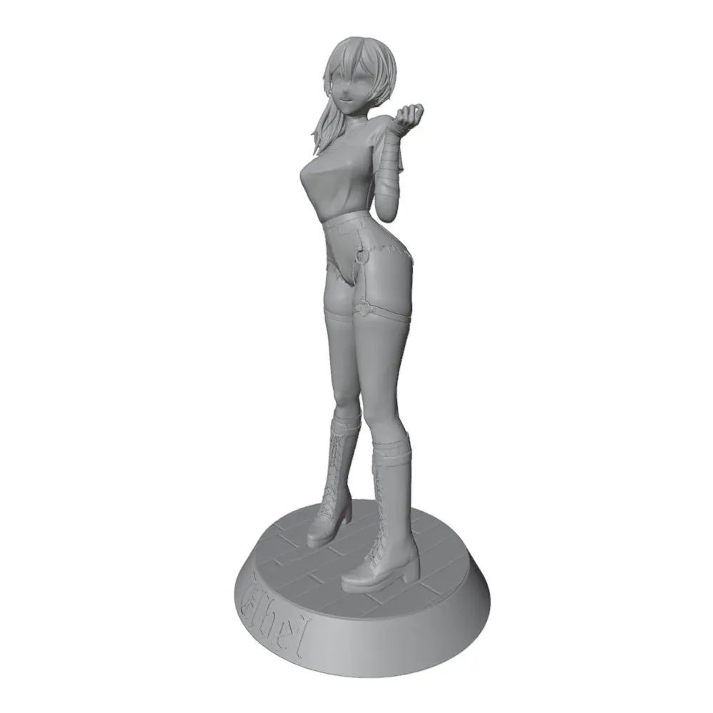 75mm 100mm 120mm 150mm Sexy Figurine Resin Model Kits 3D Printed Gray Model Figurine DIY Doll Model Unassembled And Unpainted