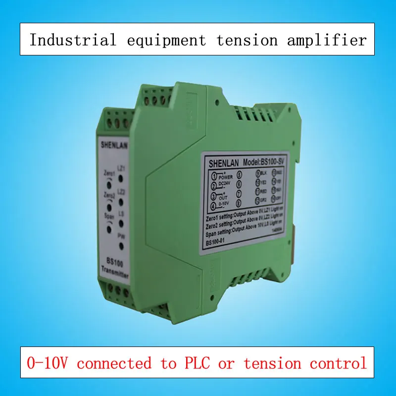 24V Power Supply Connected To One Or Two Tension Sensor Detectors, The Transmission Signal Amplifier 0-10V Output