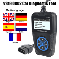 Universal V319 Digital Display Engine Diagnostic Instrument OBD 2 Scanner Car Diagnostic Tools OBD2 Code Reader