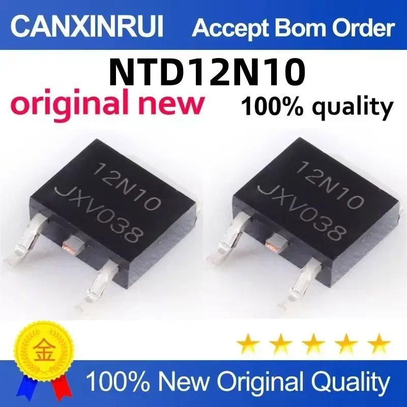 (5-100 pieces) New stock NTD12N10 STD12N10 12N10 TO-252