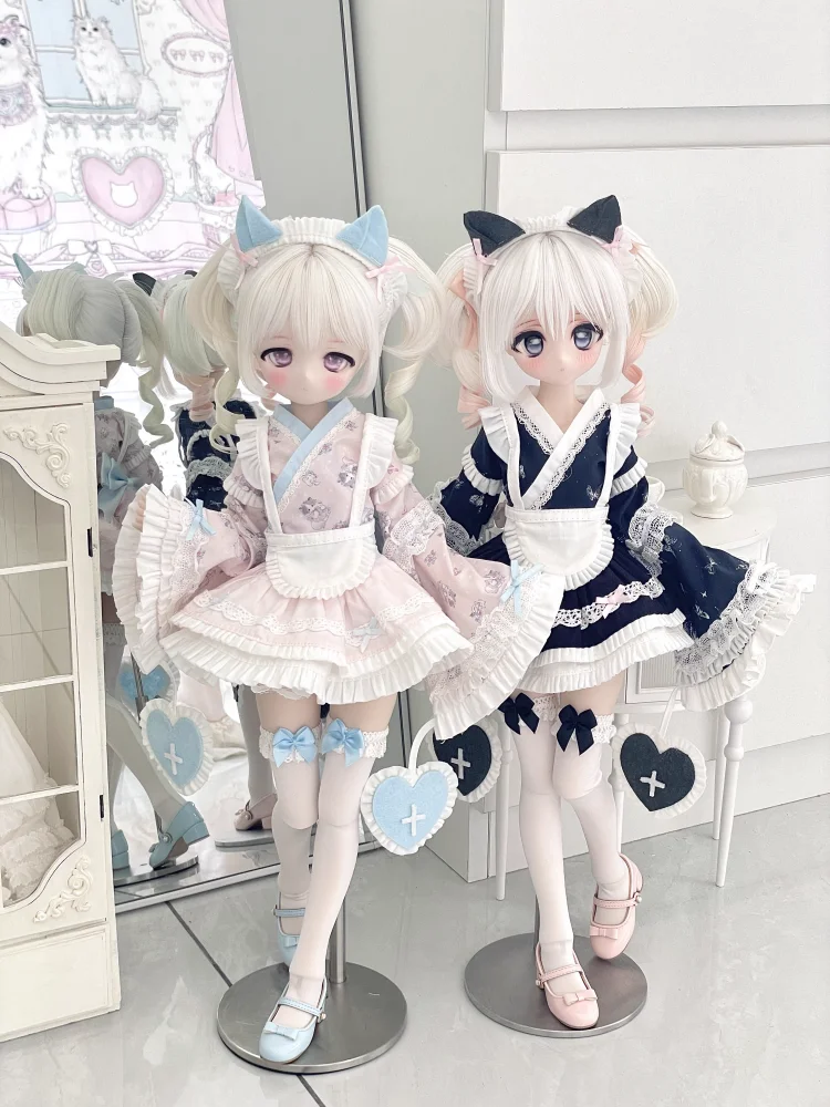 BJD 人形の服 1/4 MSD MDD ぽっちゃりサイズ人形アクセサリー スカートセット 人形ドレスアップギフト DIY 服 (人形なし)